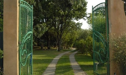 L'ingresso della location