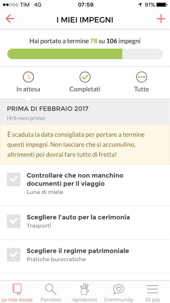 A che punto siete con i preparativi? - 1