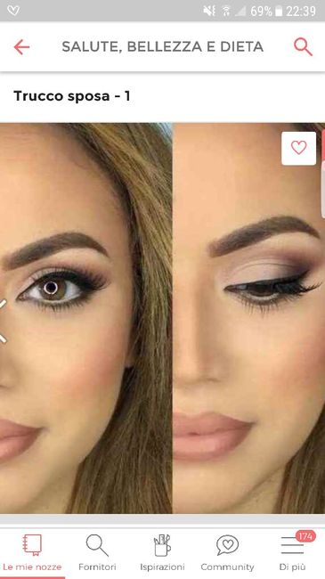 Trucco sposa con abito rosa cipria. 3