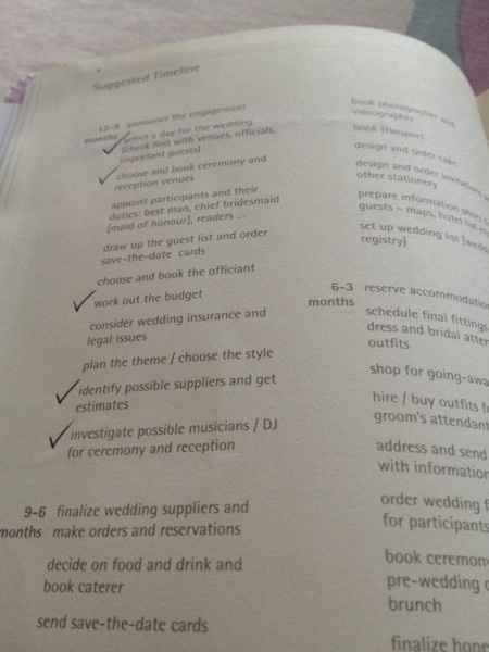 Dove annotate tutta l'organizzazione del vostro matrimonio? - 1