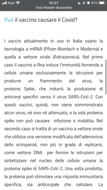 Falsi positivi e vaccini - Aiuto! 1