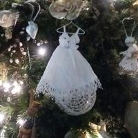 Albero di natale con un richiamo al matrimonio - 2