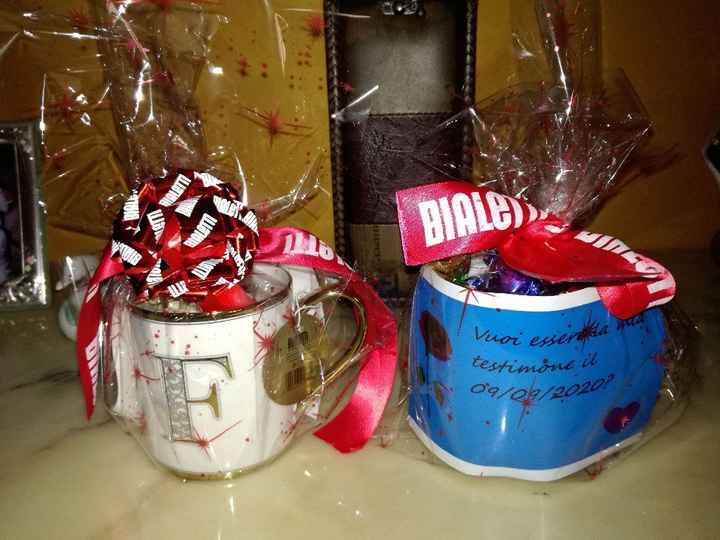 Regalo damigelle e testimoni. - 2