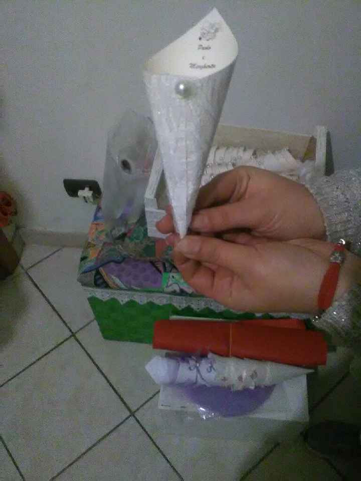 Coni riso e scatola porta buste terminati!!!! - 1