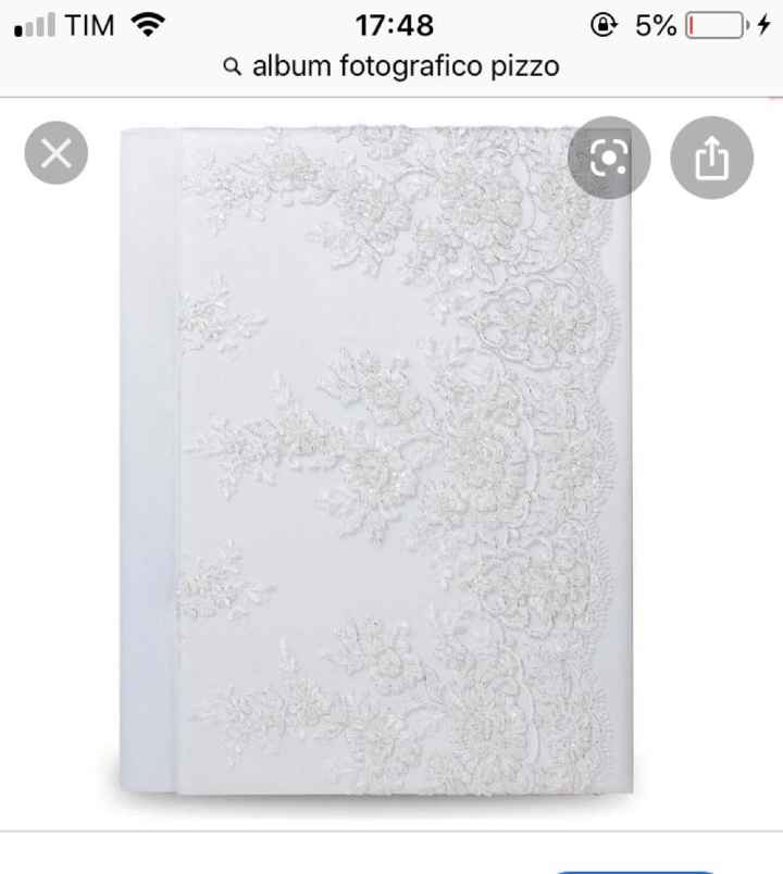 Album fotografico in pizzo - 1