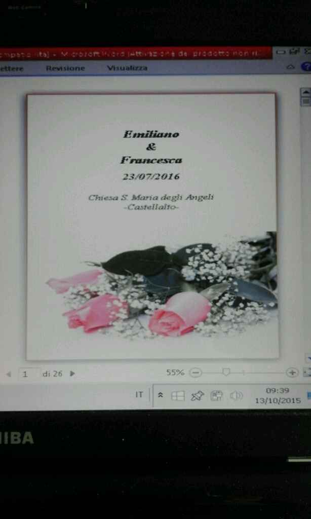 Libretto messa... - 1