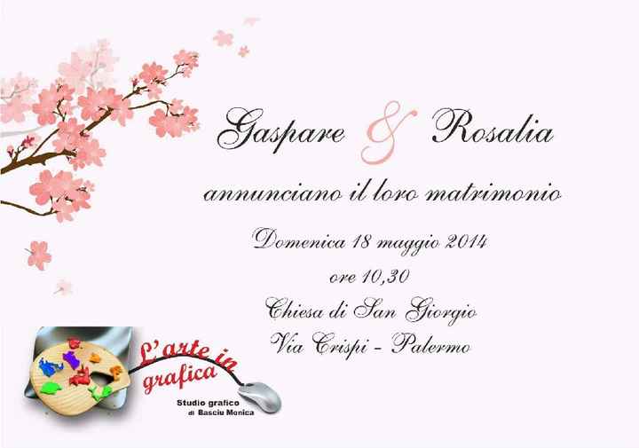 Bozza definitiva partecipazioni: forse ci siamo. vi piace? - 1