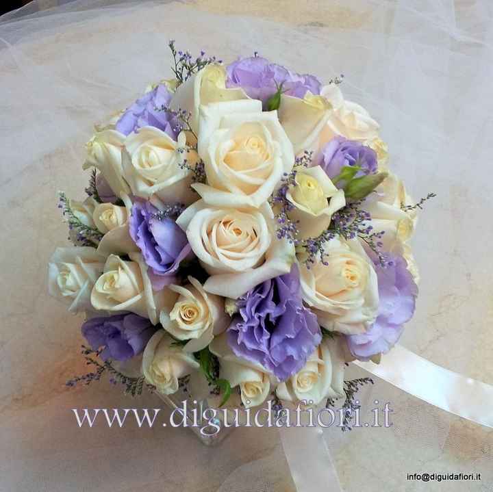 Bouquet lilla e bianco - 1