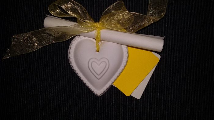 Segnaposto gialli. .... finiti finalmente!!!! - 2