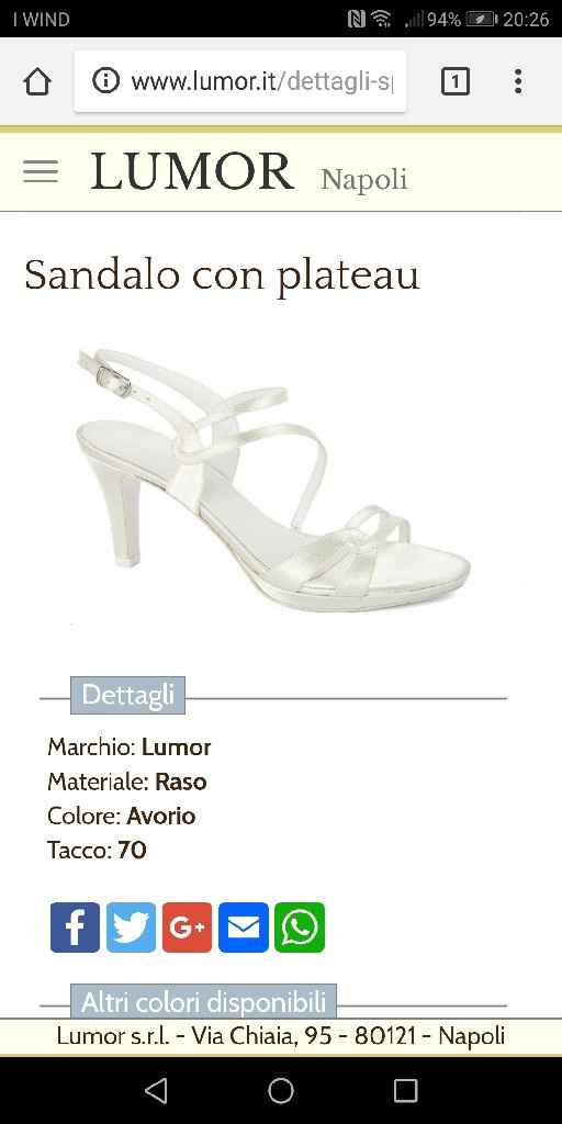 Scarpe da sposa lumor a via chiaia - 1