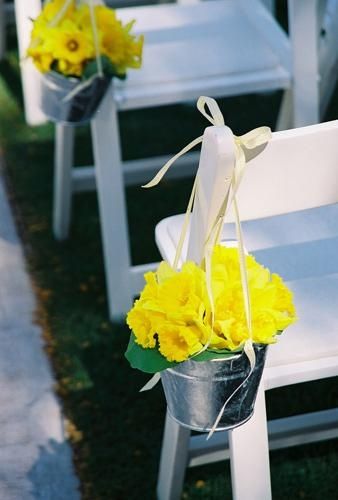 Matrimonio tema giallo