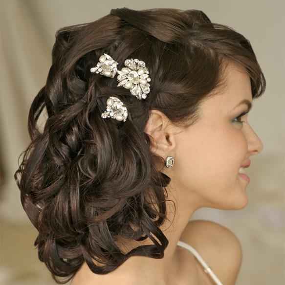 Acconciatura sposa capelli ricci