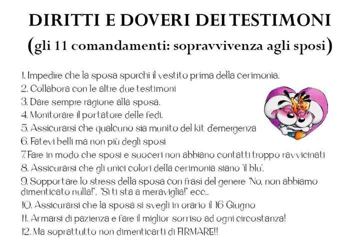 Manuale testimone