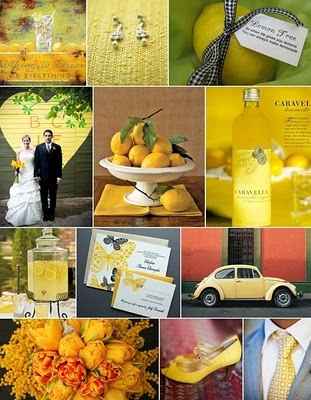 Lemon Yellow Wedding Theme