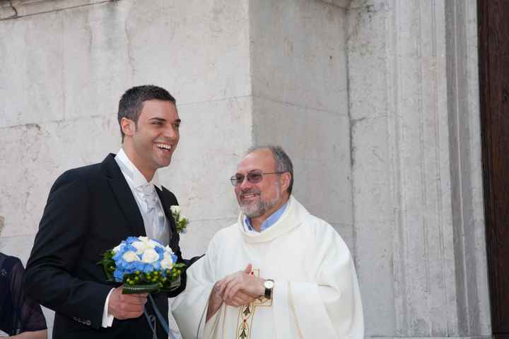 lo sposo mentre mi attende :D