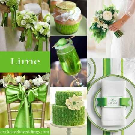 Matrimonio con dettagli in verde: