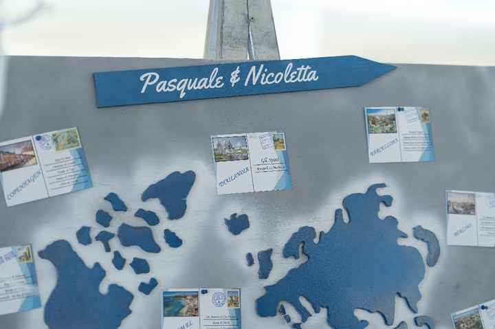 Tableau Mariage tema Viaggio. - 1