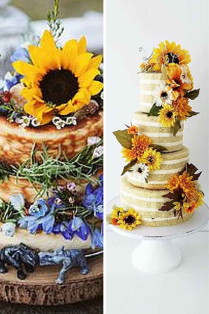  Torta nuziale girasoli - 1