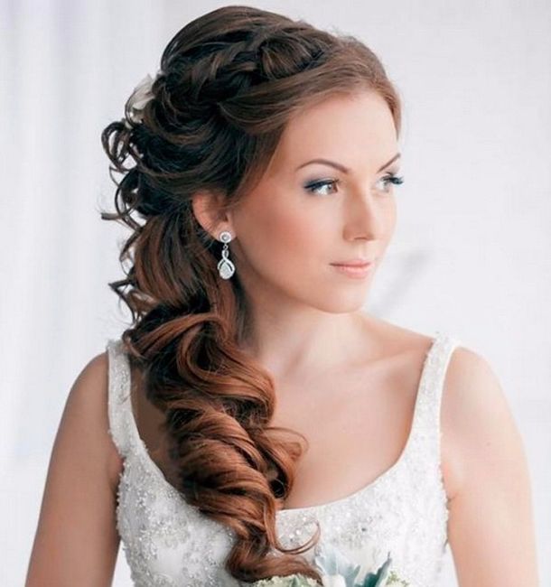 semiraccolto laterale sposa