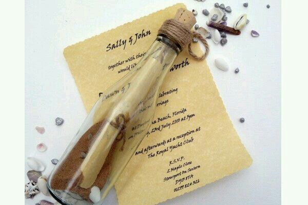 Partecipazione in bottiglia - 1