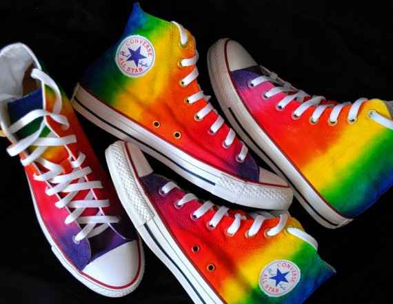 Scarpe arcobaleno