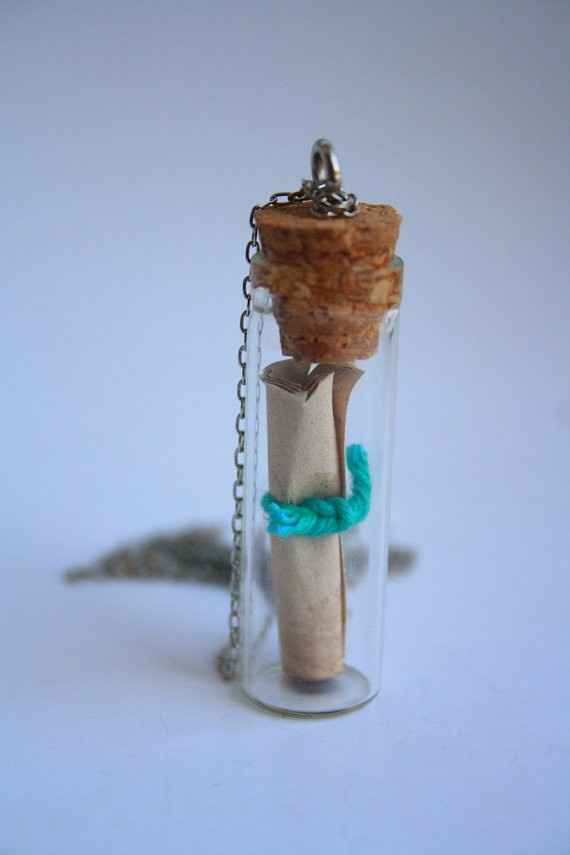 Ampolla con messaggio