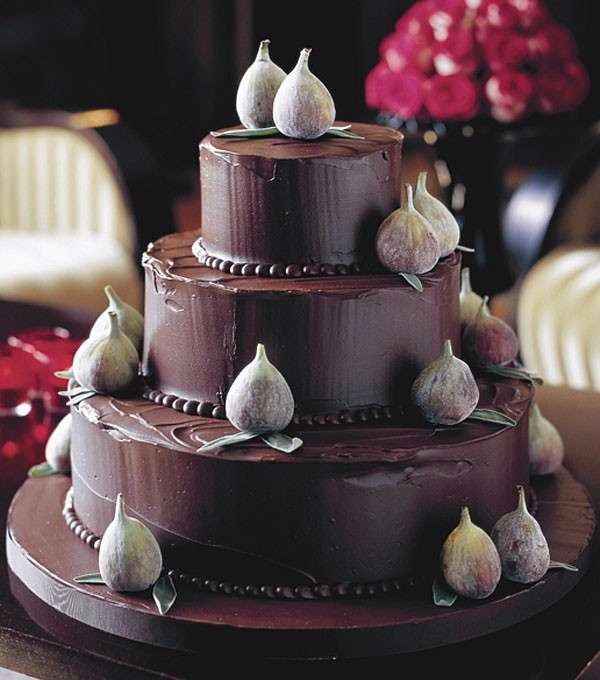 Wedding cake fichi e cioccolato fondente