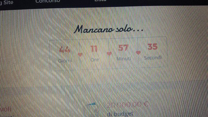 Quanto segna il vostro countdown? - 1