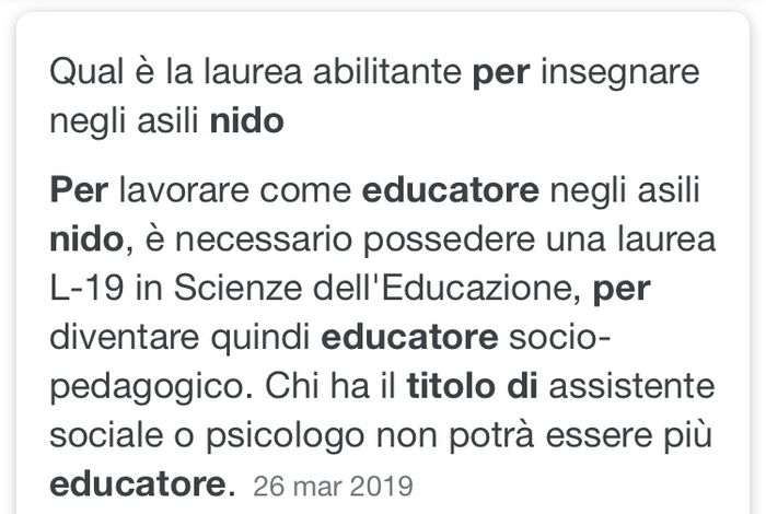 Nido si o no?esperienze! - 1