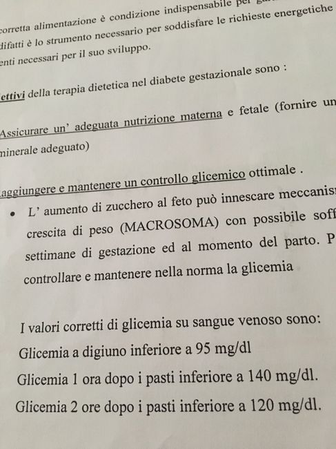 Automisurazione Glicemia e diabete gestazionale - 1