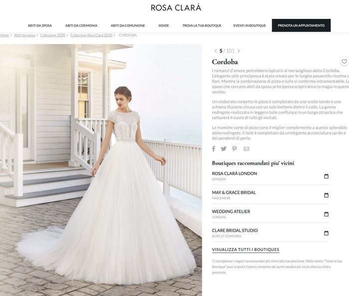Modello del vostro abito da sposa 1