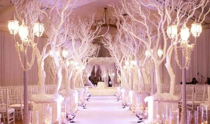 Ambientazione matrimonio faiabesco