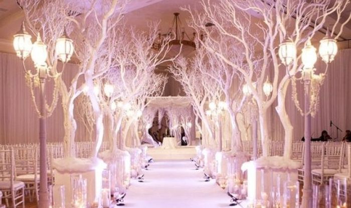 Ambientazione matrimonio faiabesco
