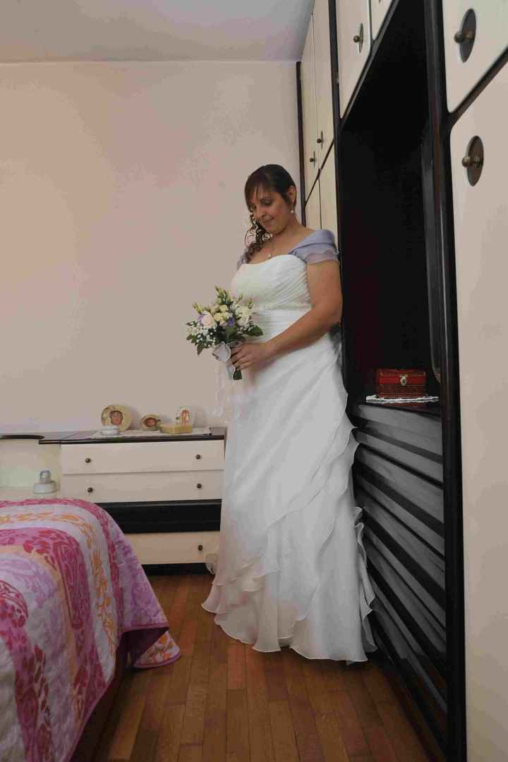 a casa dei miei prima della cerimonia