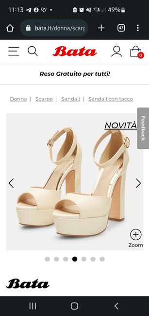 Scarpe di riserva per il gran giorno 1