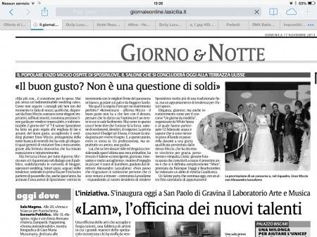 Io e la mia tigna sul giornaleeee!!!!!!