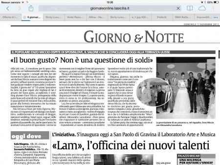 Io e la mia tigna sul giornaleeee!!!!!!