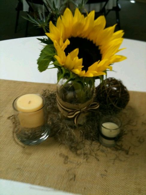 Centrotavola Girasoli