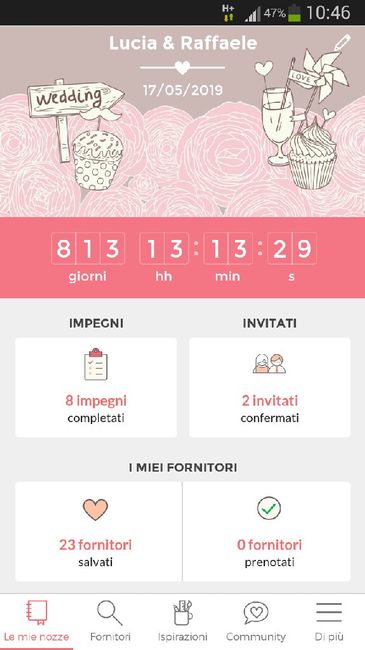 Quanti giorni mancano alle tue nozze? - 1