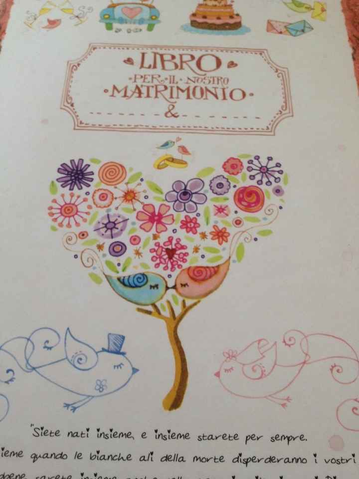 Libro per il nostro matrimonio - 1