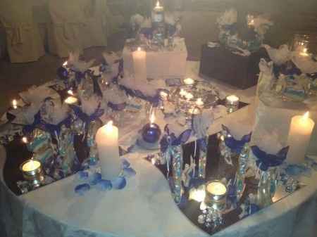 Tavolo delle bomboniere