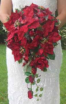6. bouquet di stelle di natale, total red!