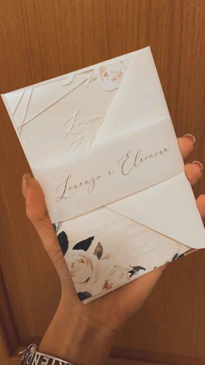 Partecipazioni plexiglass testo bianco o nero? - 1