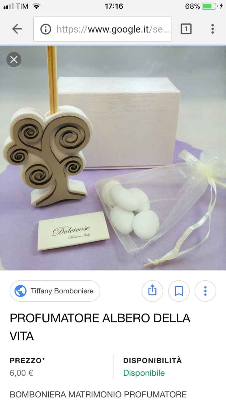 Ecco le mie bomboniere voi cosa avete scelto? - 1