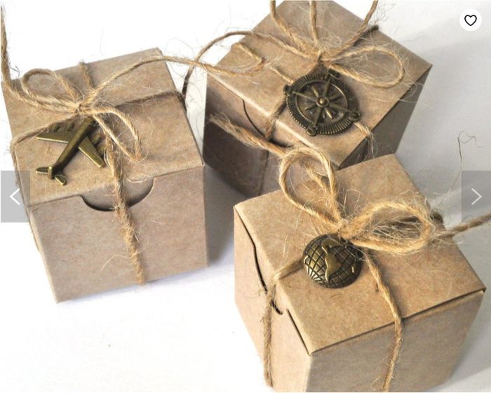 Scatole x confetti + medagliette