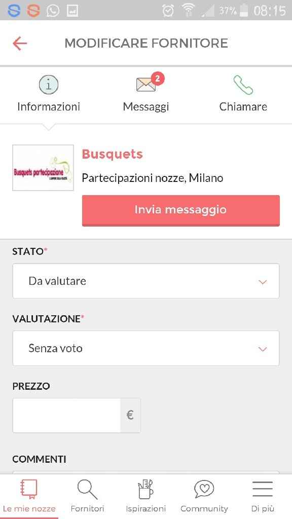 Eliminare i fornitori - 1