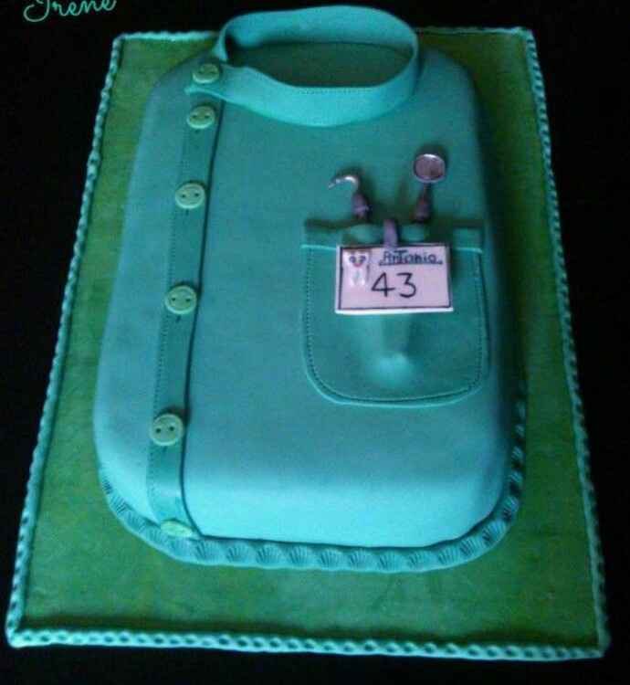 Statuette torta dentista - 1