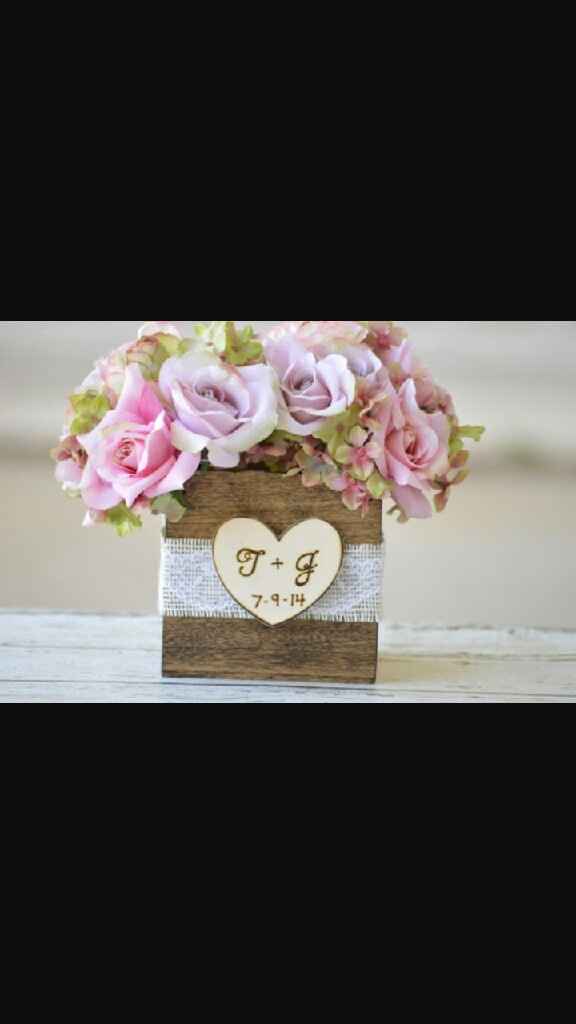 Centro tavola rustico/shabbychic faidate - 1