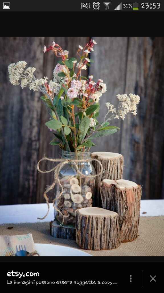 Centro tavola rustico/shabbychic faidate - 3