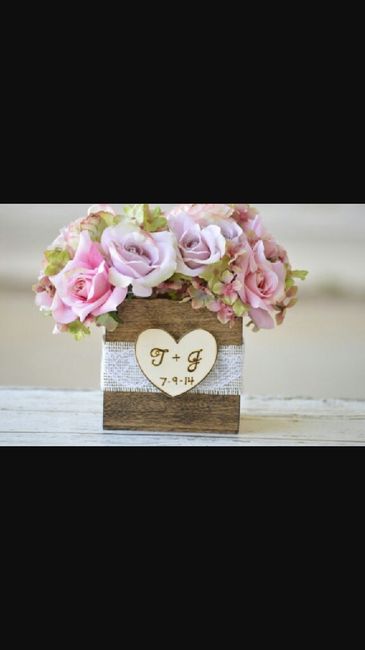 Centro tavola rustico/shabbychic faidate - 1